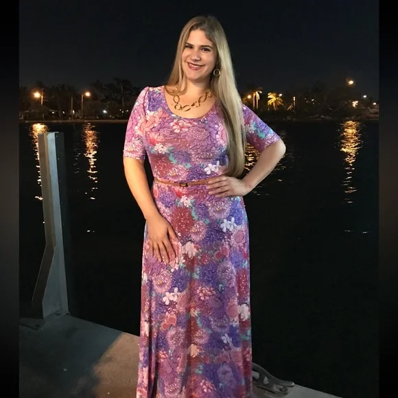 chinese dress ladies Sandy Halter Tie Neck Maxi Dress – lularoe